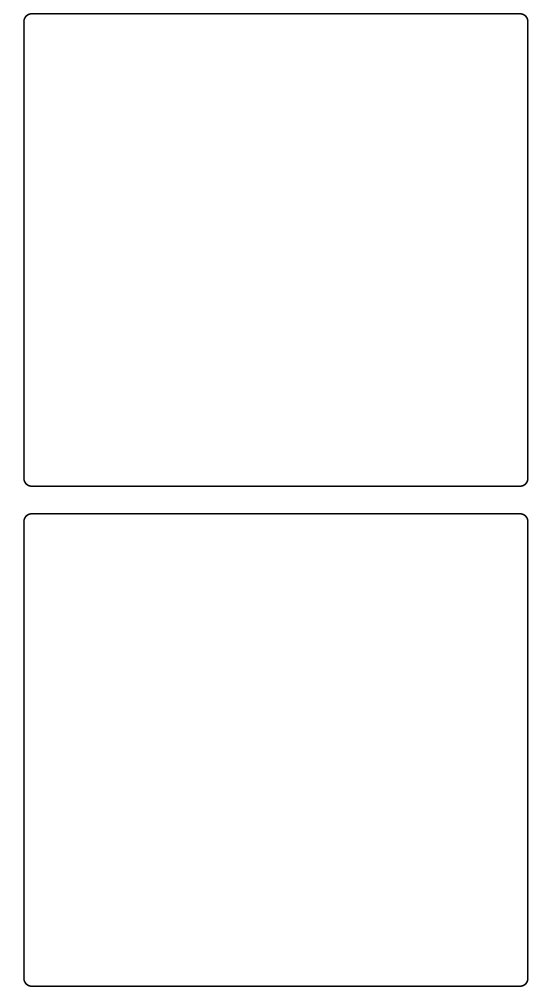 Rectangle Labels 128mm x 120mm - 550 labels per roll