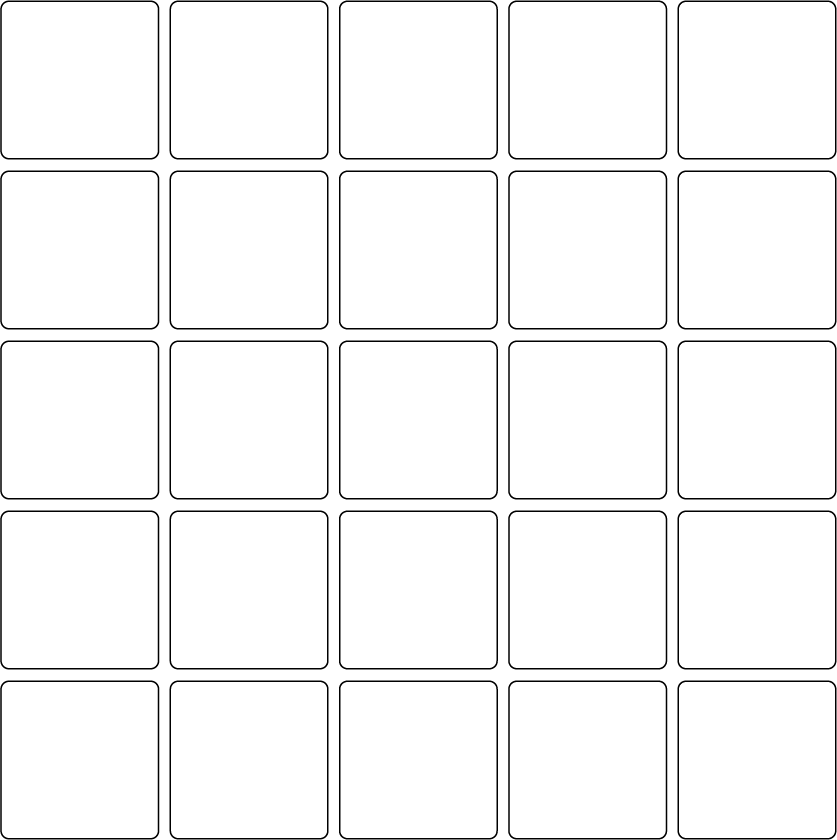 Rectangle Labels 40mm x 40mm - 8110 labels per roll