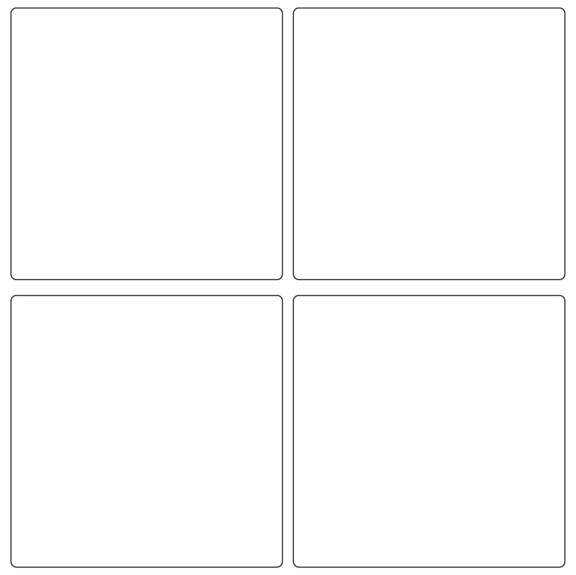 Rectangle Labels 99mm x 99mm - 1340 labels per roll