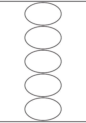 Oval Label 90mm x 56mm - 1,180 labels per roll