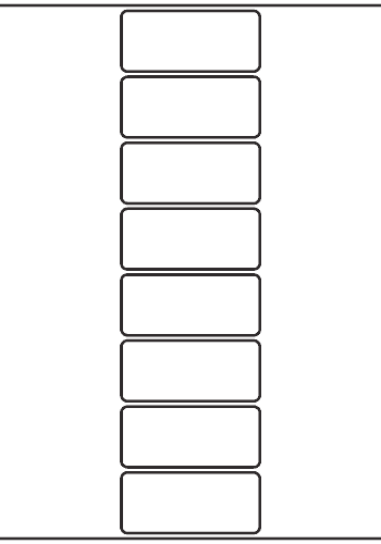 Rectangle Label 80mm x 35mm - 1,840 labels per roll