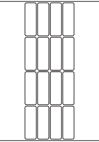 Rectangle Label 73mm x 25mm - 3,680 labels per roll - Click Image to Close