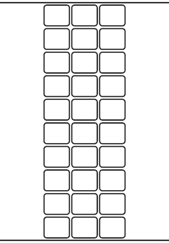 Rectangle Label 32mm x 26mm - 7,110 labels per roll