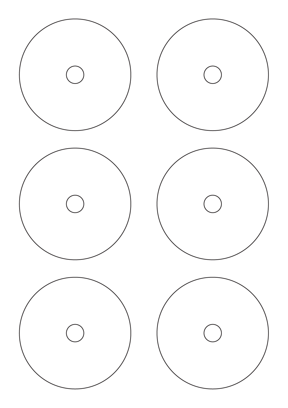 30015 - Label Size 115mm dia - 6 label(s) per sheet 30015 - Label Size 115mm dia - 6 label(s) per sheet