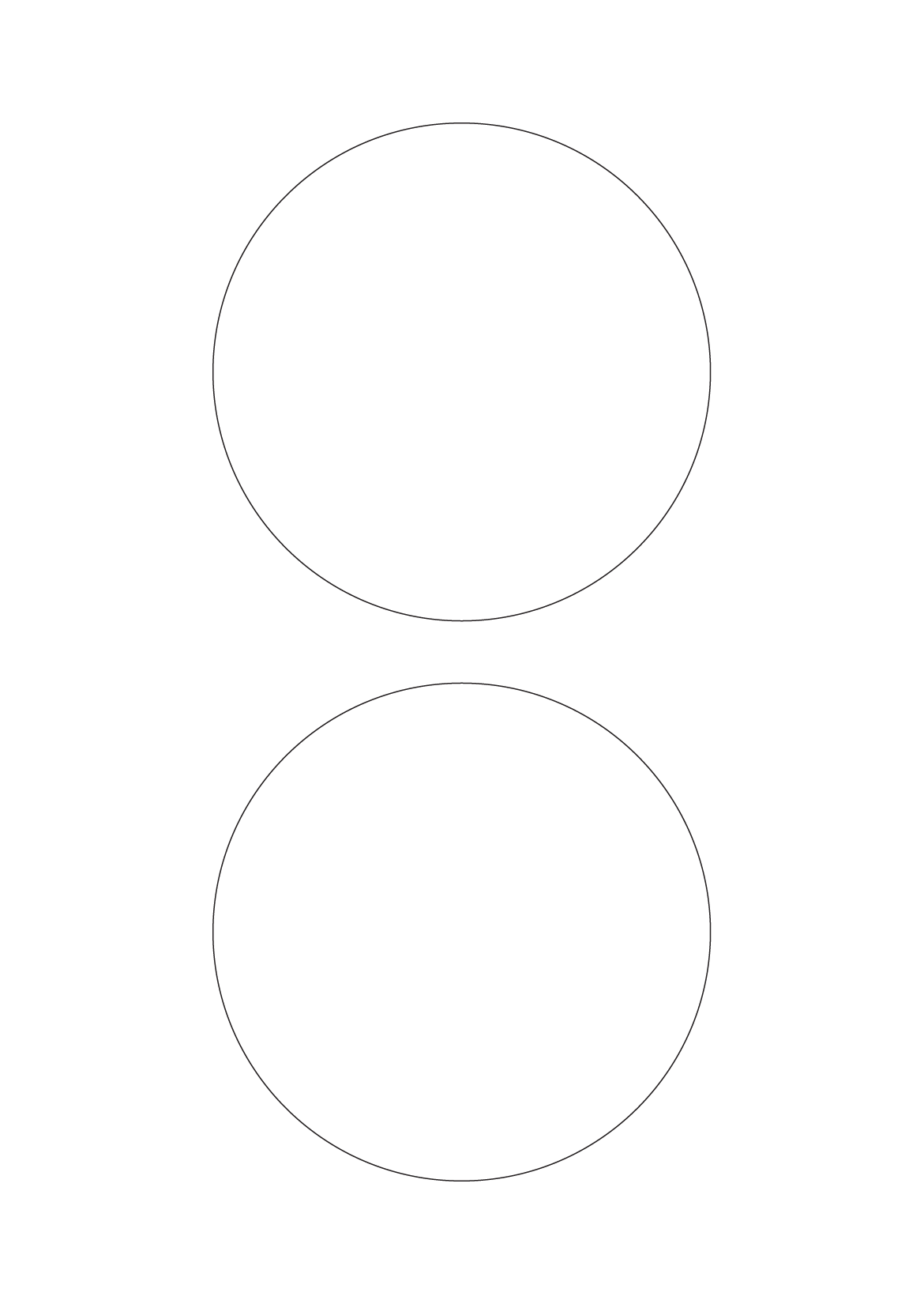 30025 - Label Size 160mm dia - 2 label(s) per sheet 30025 - Label Size 160mm dia - 2 label(s) per sheet