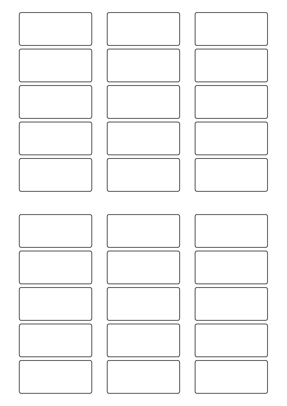30047 - Label Size 75mm x 34mm - 30 label(s) per sheet
