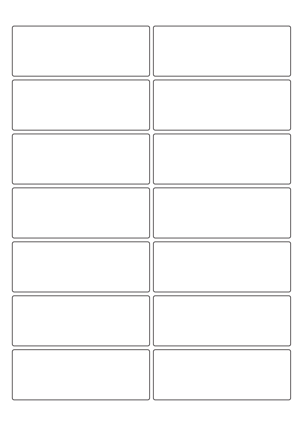 30050 - Label Size 145mm x 53mm - 14 label(s) per sheet