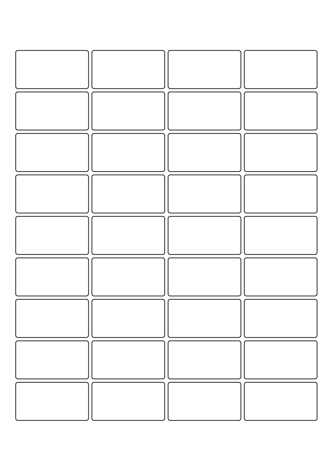 30087 - Label Size 65mm x 44mm - 36 label(s) per sheet