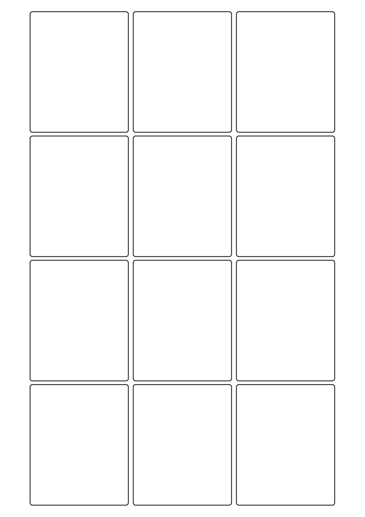 30107 - Label Size 80mm x 98mm - 12 label(s) per sheet