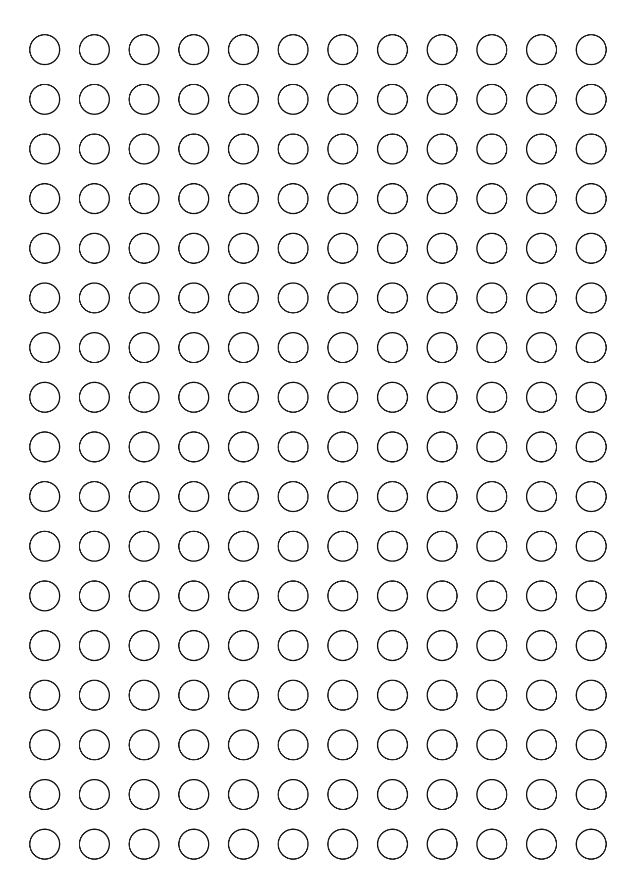 30123 - Label Size 15mm dia - 204 label(s) per sheet 30123 - Label Size 15mm dia - 204 label(s) per sheet